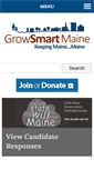 Mobile Screenshot of growsmartmaine.org
